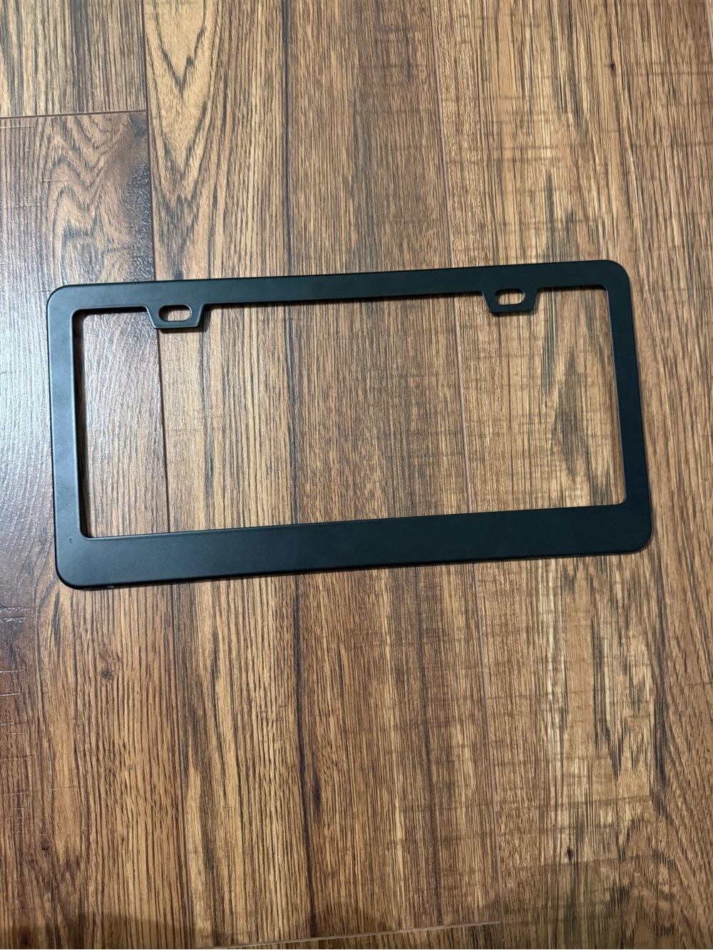 Matte Black License Plate Frame - Universal Fit
